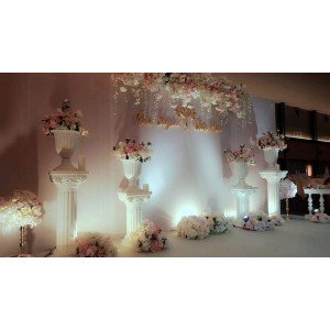 white theme photo booth