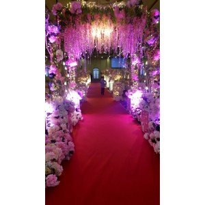 luxury flower theme walkway