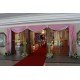 ENTRANCE RED CARPET AND OPENING FABRIC DESIGN