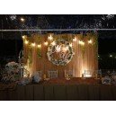 VINTAGE RECEPTION WITH BACKDROP